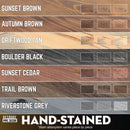 RESTORE Sunset Cedar 24 in. Shelves with Straight Brackets