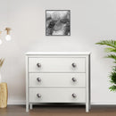 Mascot Hardware Faux Fur 1-3/5 in. Black and White Drawer Cabinet Knob