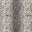 Pointblank Tan & Navy Leopard Print Area Rug