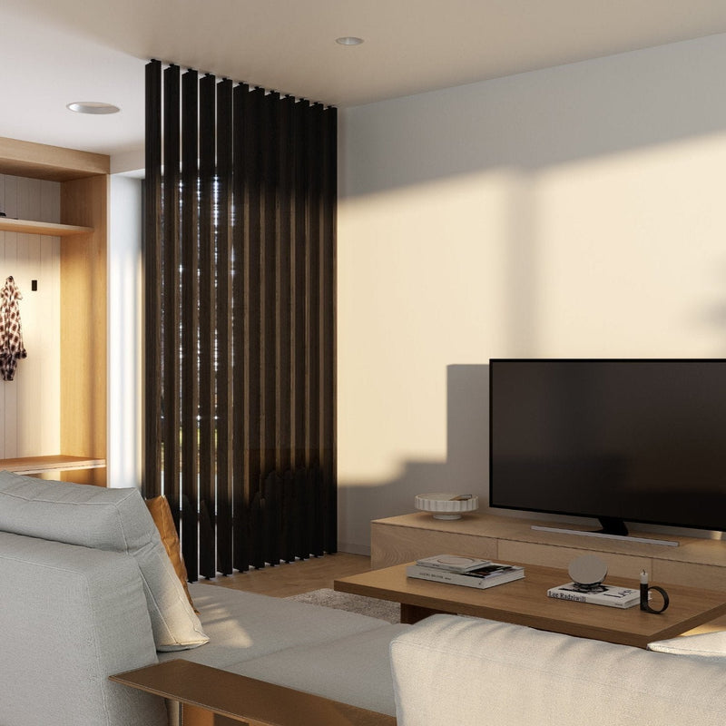 Wood Slat Room Divider