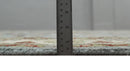 Custom Made Hand Knotted Silver, Olive and Ivory Traditional Oriental Oushak Wool Rug