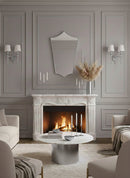 Handmade Italian Silver and Brass Wall Mirrors