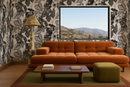Cali Tropicale Wallpaper, off-white and black