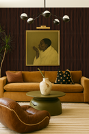 Dolce Stripe Wallpaper, black and chocolate brown
