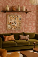 Pool Side Wallpaper, terra cotta