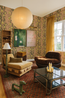 Campanas Wallpaper, clay and yellow