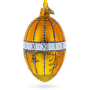 1899 Bouquet of Lilies Clock Royal Egg Glass Ornament 4 Inches