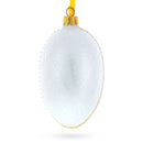 1913 Noble Ice Royal Egg Glass Ornament 4 Inches