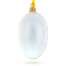 1913 Noble Ice Royal Egg Glass Ornament 4 Inches