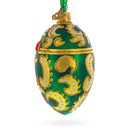 1891 Memory of Azov Royal Glass Egg Ornament 4 Inches