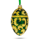 1891 Memory of Azov Royal Glass Egg Ornament 4 Inches