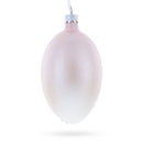 Louis-Francois Designer Jeweled Timepiece Glass Egg Christmas Ornament 4 Inches