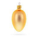 Set of 6 Rose Gold Mini Glass Egg Ornaments 2.9 Inches