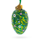 1911 The Bay Tree Mini Glass Egg Ornament 2.9 Inches