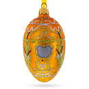 1903 Peter The Great Imperial Glass Egg Ornament 4 Inches