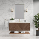 James Martin Marcello 48" Floating Single Bathroom Vanity, Chestnut