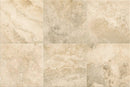 Frontier20 Travertine Cross Cut Country Classic Riser Look Porcelain Moldings 8x24