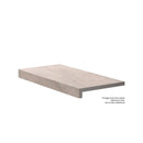 Frontier20 Silver Quartz L Shape Mitered Edge Look Porcelain Moldings 12x24