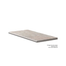 Frontier20 Michelangelo Extra White Coping & Stair Tread Bullnose Marble Look Porcelain Moldings 12x24