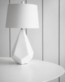 Weber Modern White Table Lamp