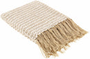 Pill Metallic Champagne Throw