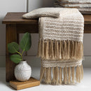 Pill Metallic Champagne Throw
