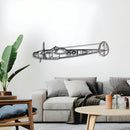 P-38L Lightning 1945 Metal Aircraft Wall Art - NCP0237