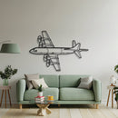 P-3C Orion Angle Metal Aircraft Wall Art - NCP0109