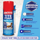 Loctite Tite Foam White Polyurethane Window and Door Foam Sealant 12 oz