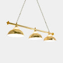 Loft chrome double bubble pendant light for dining room