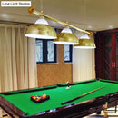 DecorBites™ Double Bubble Hanging Light with 3 Heads - Loft Style Pendant Lighting for Pool Table in Chrome/Gold