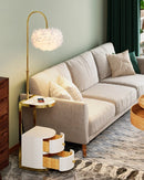 Lomine Floor Lamp with Side Table