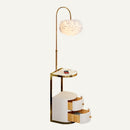 Lomine Floor Lamp with Side Table