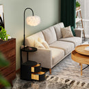 Lomine Floor Lamp with Side Table