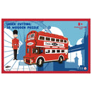 Double-Decker London Bus Model Kit - Wooden Laser-Cut 3D Puzzle (94 Pcs)