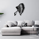 Lonely Indian Metal Wall Art