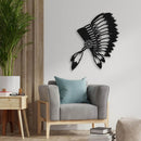 Lonely Indian Metal Wall Art