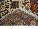 Long 20 feet runner Brown and Ivory Traditional Hallway Rug wool area rug