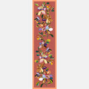 Eloisa - Long Silk Scarf - Coral