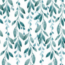 Long Watercolor Leaves Wallpaper