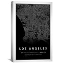 Los Angeles Black Canvas
