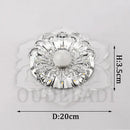Lotus crystal flower spotlight living room led ceiling light