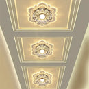 Lotus crystal flower spotlight living room led ceiling light
