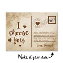Love Postcard Canvas