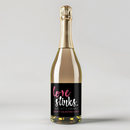 Love Stinks Galentines Champagne Label