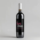 Love Stinks Galentines Day Wine Label
