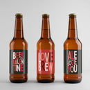Love Valentine Beer Label Set