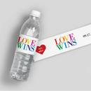 Love Wins Pride Water Bottle Labels