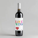 Love Wins Pride Wine Label