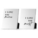 Love you More & Most Desktop Canvas